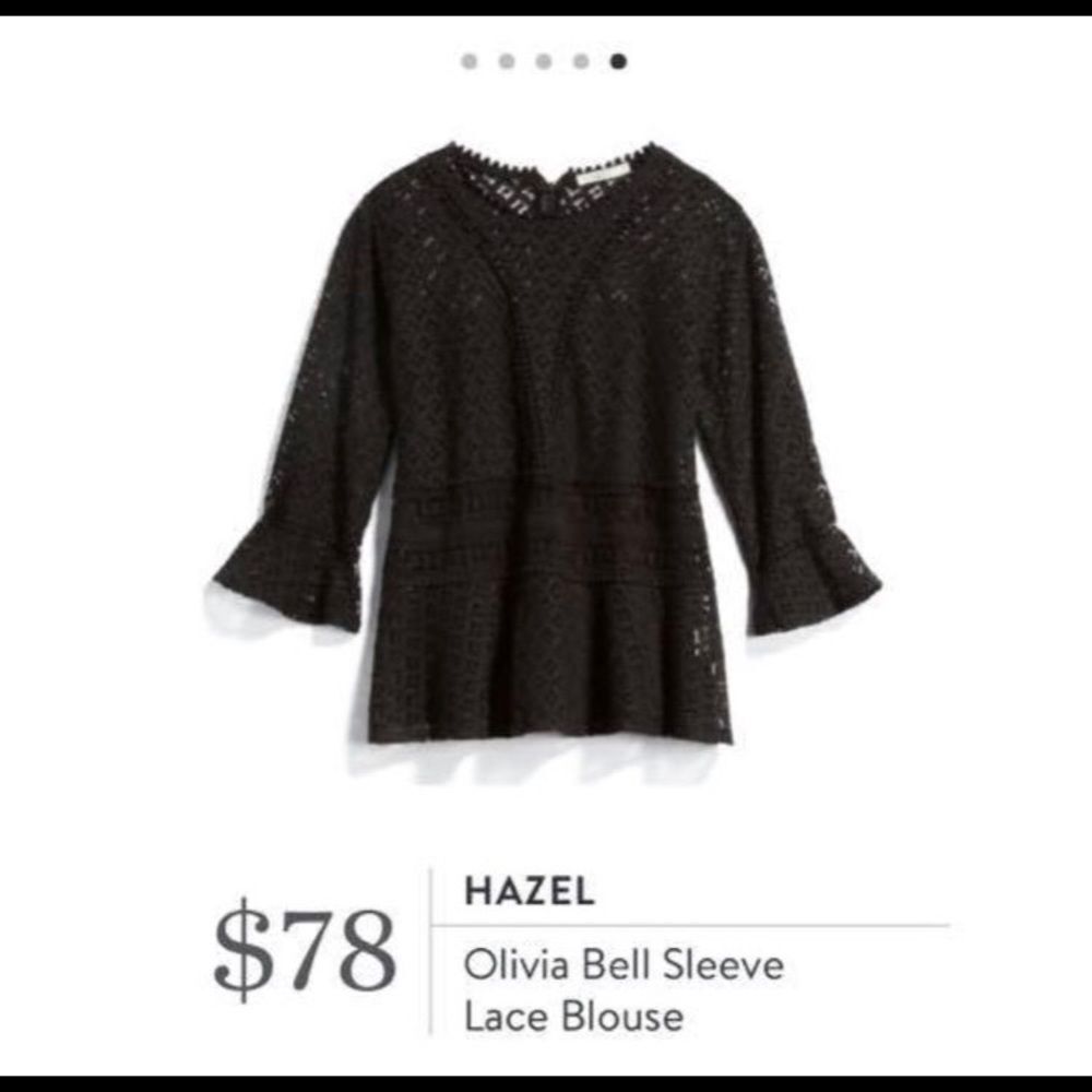 Hazel
Black lace top - size small